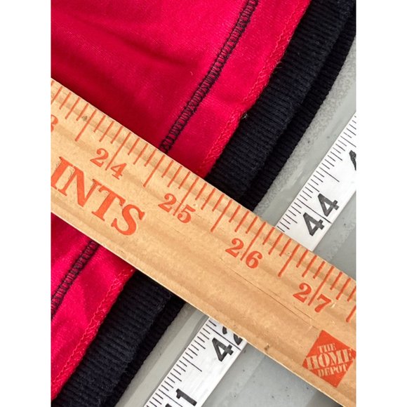 SJB Active Short Sleeve Graphic Tee Women 1X Red Cotton Layered Classic Trendy - Picture 5 of 8